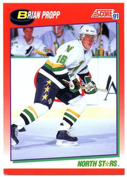 1991-92 Score Canadian English #223 Brian Propp Front