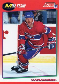 1991-92 Score Canadian English #251 Mike Keane Front