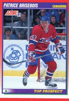1991-92 Score Canadian English #272 Patrice Brisebois Front