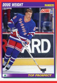 1991-92 Score Canadian English #286 Doug Weight Front