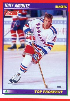 1991-92 Score Canadian English #288 Tony Amonte Front