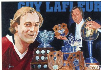 1991-92 Score Canadian English #292 Guy Lafleur Front