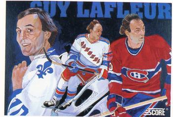 1991-92 Score Canadian English #293 Guy Lafleur Front