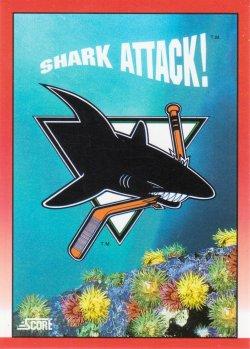 1991-92 Score Canadian English #304 San Jose Sharks Front
