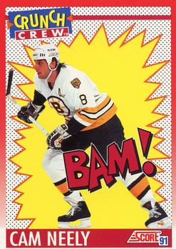 1991-92 Score Canadian English #305 Cam Neely Front