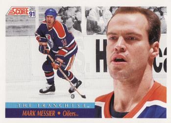 1991-92 Score Canadian English #310 Mark Messier Front