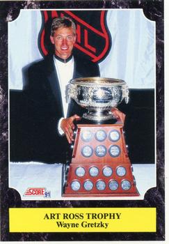 1991-92 Score Canadian English #317 Wayne Gretzky Front