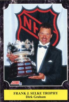 1991-92 Score Canadian English #322 Dirk Graham Front