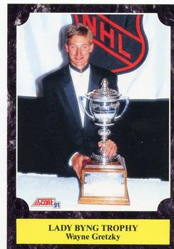 1991-92 Score Canadian English #324 Wayne Gretzky Front