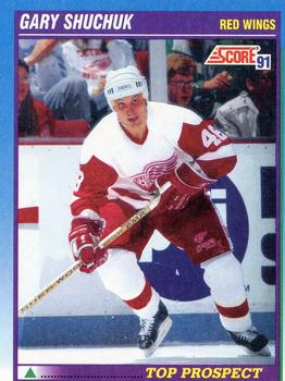 1991-92 Score Canadian English #345 Gary Shuchuk Front