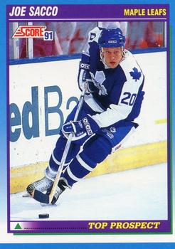 1991-92 Score Canadian English #349 Joe Sacco Front
