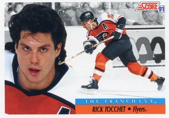 1991-92 Score Canadian English #364 Rick Tocchet Front