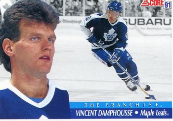 1991-92 Score Canadian English #368 Vincent Damphousse Front