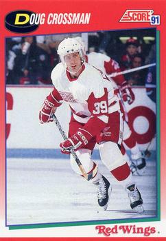 1991-92 Score Canadian English #38 Doug Crossman Front
