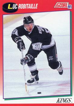 1991-92 Score Canadian English #3 Luc Robitaille Front