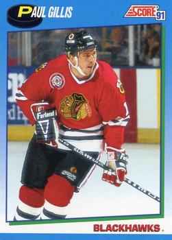1991-92 Score Canadian English #403 Paul Gillis Front