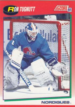 1991-92 Score Canadian English #41 Ron Tugnutt Front
