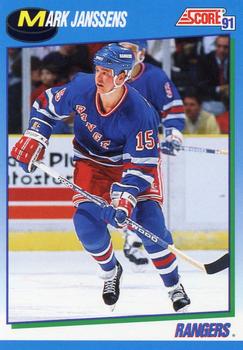 1991-92 Score Canadian English #421 Mark Janssens Front
