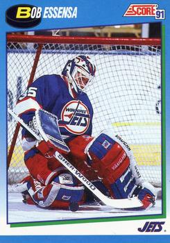 1991-92 Score Canadian English #471 Bob Essensa Front