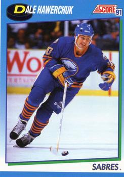 1991-92 Score Canadian English #479 Dale Hawerchuk Front