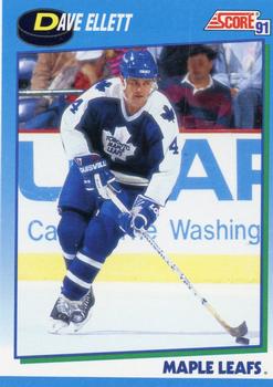 1991-92 Score Canadian English #495 Dave Ellett Front