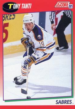 1991-92 Score Canadian English #49 Tony Tanti Front