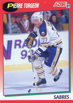1991-92 Score Canadian English #4 Pierre Turgeon Front