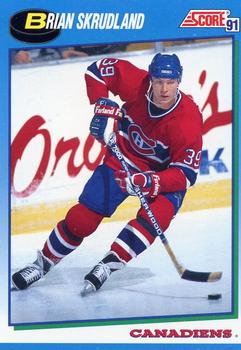 1991-92 Score Canadian English #514 Brian Skrudland Front