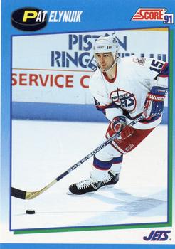 1991-92 Score Canadian English #515 Pat Elynuik Front