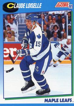 1991-92 Score Canadian English #532 Claude Loiselle Front