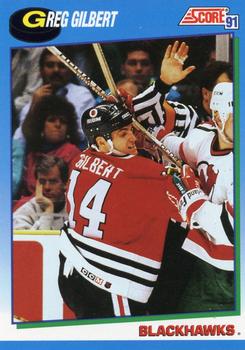 1991-92 Score Canadian English #539 Greg Gilbert Front