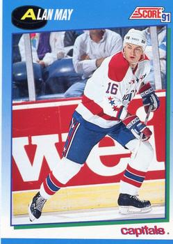 1991-92 Score Canadian English #545 Alan May Front
