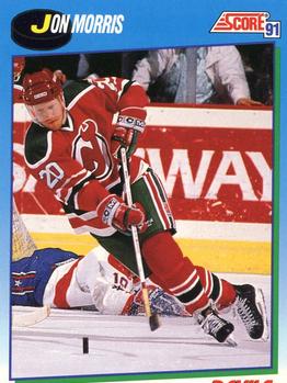1991-92 Score Canadian English #548 Jon Morris Front