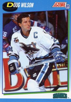 1991-92 Score Canadian English #551 Doug Wilson Front