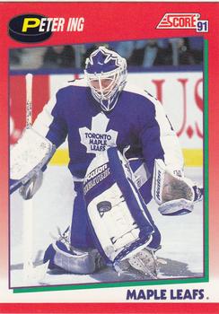 1991-92 Score Canadian English #55 Peter Ing Front