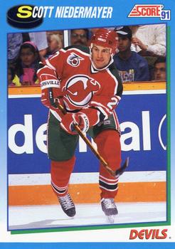 1991-92 Score Canadian English #577 Scott Niedermayer Front