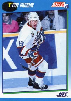 1991-92 Score Canadian English #585 Troy Murray Front