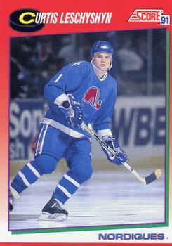 1991-92 Score Canadian English #58 Curtis Leschyshyn Front