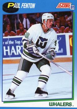 1991-92 Score Canadian English #593 Paul Fenton Front