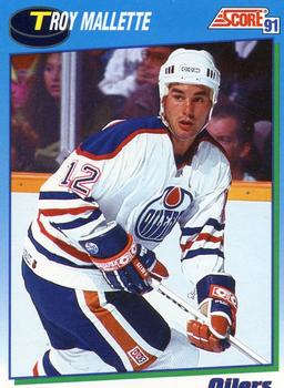 1991-92 Score Canadian English #601 Troy Mallette Front