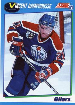 1991-92 Score Canadian English #609 Vincent Damphousse Front