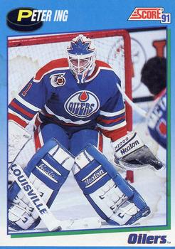 1991-92 Score Canadian English #612 Peter Ing Front