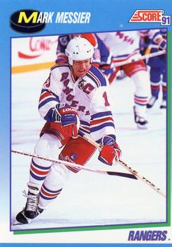 1991-92 Score Canadian English #635 Mark Messier Front