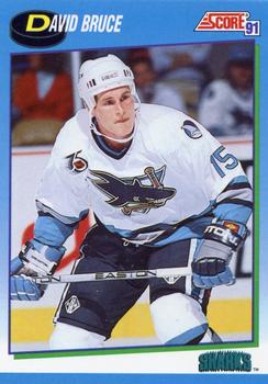 1991-92 Score Canadian English #644 David Bruce Front