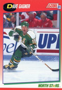 1991-92 Score Canadian English #72 Dave Gagner Front