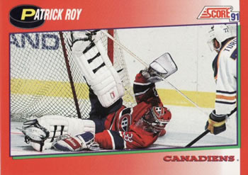1991-92 Score Canadian English #75 Patrick Roy Front