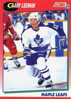 1991-92 Score Canadian English #77 Gary Leeman Front
