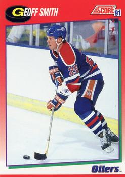 1991-92 Score Canadian English #87 Geoff Smith Front