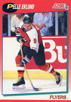 1991-92 Score Canadian English #91 Pelle Eklund Front