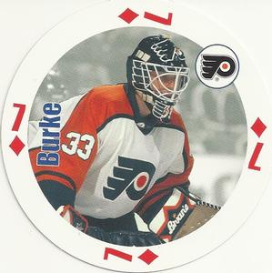 1998-99 Bicycle NHL Hockey Aces Goalies #7♦ Sean Burke Front